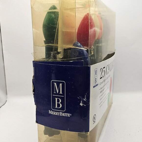 Merry Bright MerryBright C9 Colored Christmas Lights 25 count 25 feet - Picture 4 of 5